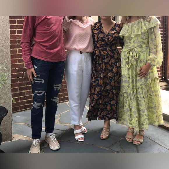 Boho Navy Blue Dress - Picture 3 of 3